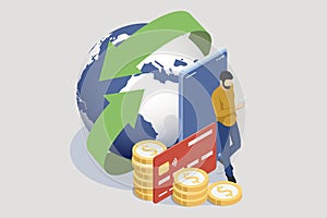Isometric Safe and Secure Remittance, International Money Transfer or Money Transfer, Secure Transaction