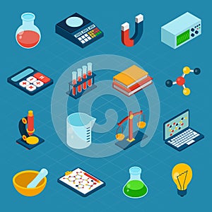 Isometric Science Icons