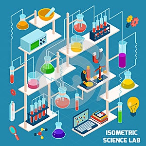 Isometric Science Lab