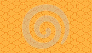 Isometric seamless pattern. Net lines background.