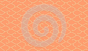 Isometric seamless pattern. Net lines background.