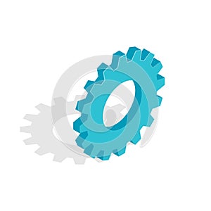 Isometric Setting icon Cog