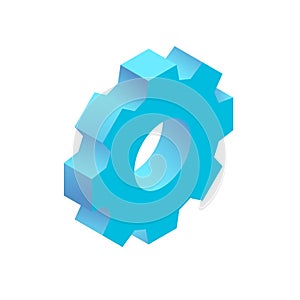 Isometric simple icon