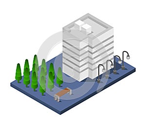 Isometric Skyscraper Vector illustration EPS 10