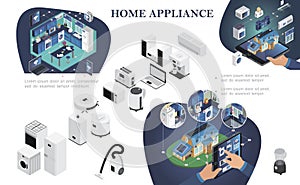 Isometric Smart Home Composition