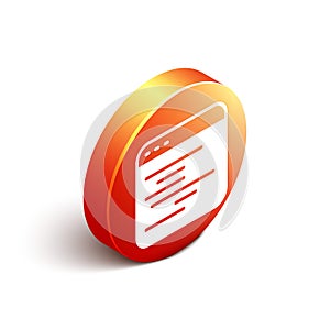 Isometric Software, web developer programming code icon isolated on white background. Javascript computer script random