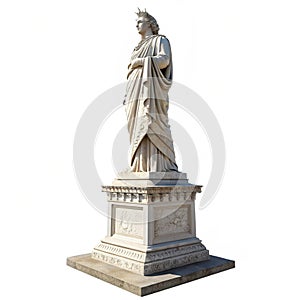 Isometric Statue isolated on white background