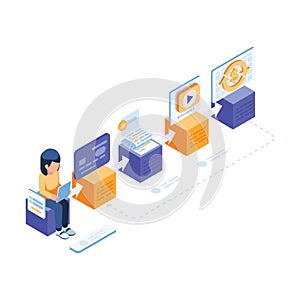 Isometric Subscription Recurring Payment Process