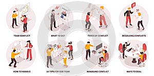 Isometric Team Conflict Set