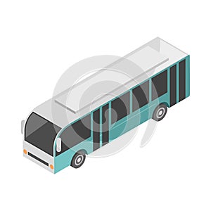 isometric transport bus