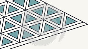 Isometric triangular geometric pattern, abstract modern architectural design, dynamic background, vector design Generative AI