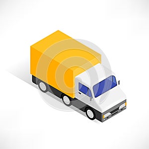 Isometric truck icon