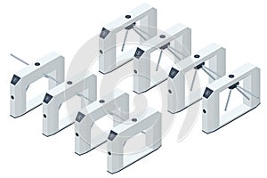 Isometric Turnstile. Access control equipment. Magnetic card access turnstiles. Electronic turnstile. Automatic