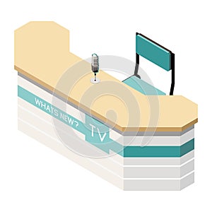 Isometric Tv Studio