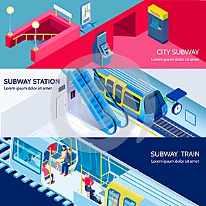 Isometric Underground Banners