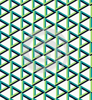 Izometrický neskutočný trojuholník vzor 