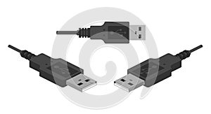 Isometric A USB