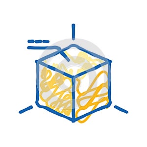 isometric view architectural drafter icon doodle illustration photo