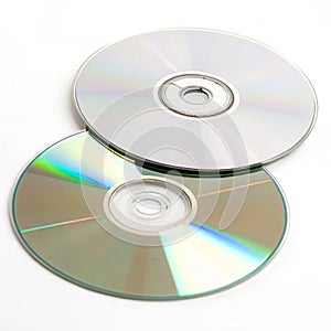 Isometric DVD CD isolated on white background
