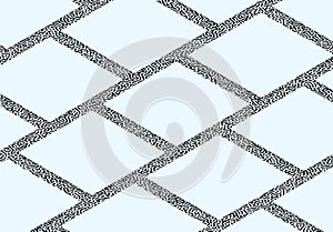 Isometric View Square Social Media Post Mockup with turing pattern background