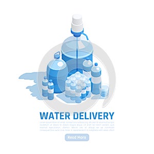 Isometric Water Delivery Background