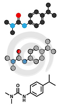 Isoproturon herbicide molecule