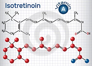 Isotretinoin is a retinoid, it is related to vitamin A Structur