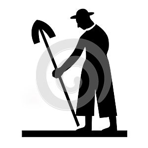 Isotype Style Pictogram Of Cleaner By Gerd Arntz