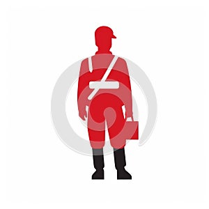 Isotype Style Pictogram Of Soldier By Gerd Arntz