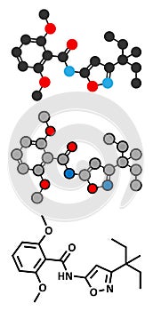 Isoxaben herbicide molecule