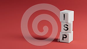 isp sign on wooden elements.close up of wooden elements,