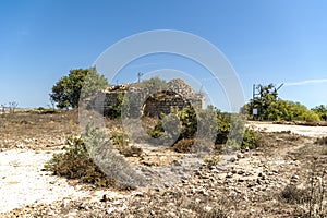 Israel Bethel. View of officially identified spot The Rock of Jacobs dream in Bethel as described in genesis 28-12-19 in the old t photo