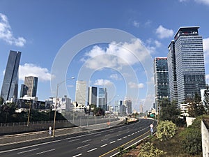 Israel. Empty Tel Aviv streets during Yom Kipur national holiday