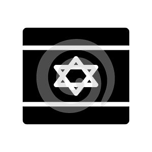 Israel Flag icon. Trendy Israel Flag logo concept on white background from Religion collection