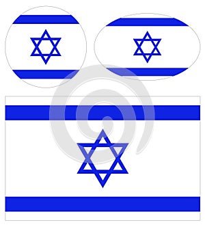 Israel flags