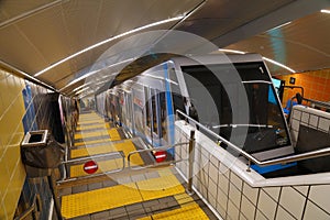 Israel Haifa funicular train