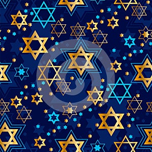 Israel Magen David star Hanukkah selebration