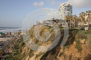 Israel, Netanya on the Mediterranean Sea