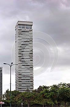 Israel, Tel Aviv, cloudy day, multistory buildings 1