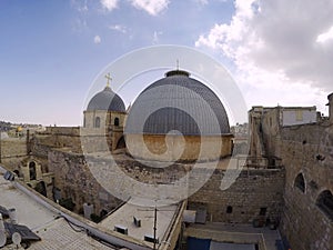 Israel, View of Holy city Jerusalem. Street photography