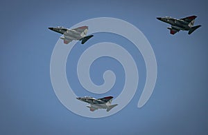Ã¢â¬ÂIsrael`s 73rd independence day - IAF flyover - Aermacchi M-346 Master photo