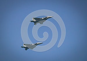 Ã¢â¬ÂIsrael`s 73rd independence day - IAF flyover - F15 Falcon photo