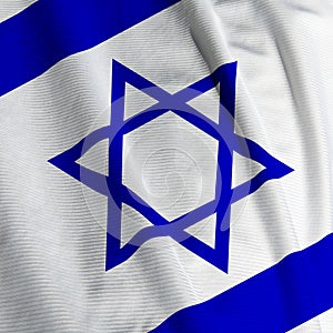 Israeli Flag Closeup