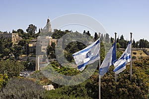 Israeli Flags in Jerusalem