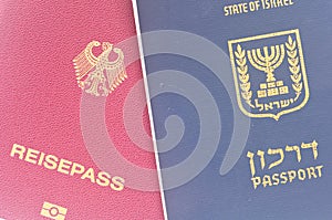 Israeli and German passport