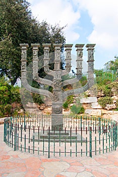 Israeli Menor, in front of the Knesset in Jerusalem.