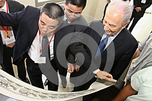 Israeli President Shimon Peres.