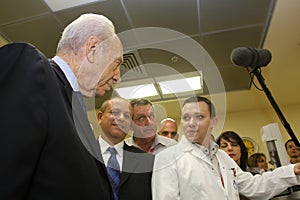 Israeli President Shimon Peres.