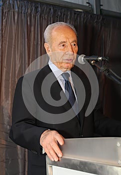 Israeli President Shimon Peres.