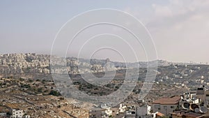 Israeli settlements in the disputed palestinian territory photo